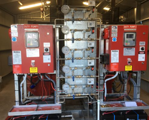 Pump Control Panels & Pressure Switch Arrangement